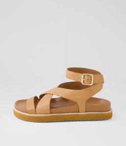 PILAR SANDAL WA COCONUT TAN LEATHER