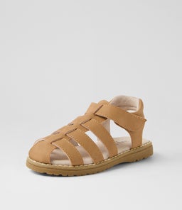 BENSON SANDAL TOT WA LIGHT TAN SMOOTH