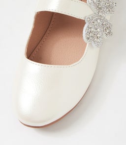 ANNIE BALLET JNR WA WHITE SMOOTH