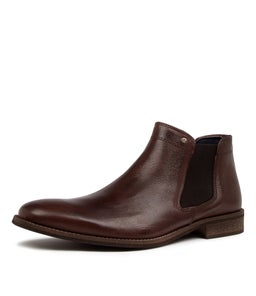 DRAKE DARK BROWN LEATHER