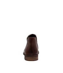 DRAKE DARK BROWN LEATHER