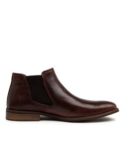 DRAKE DARK BROWN LEATHER