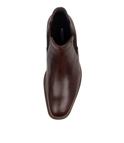 DRAKE DARK BROWN LEATHER