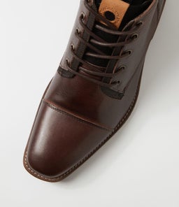 CHAMBERS DARK BROWN LEATHER