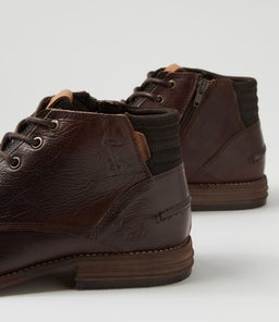 CHAMBERS DARK BROWN LEATHER
