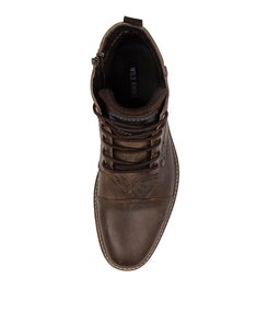 CLIFTON WR DARK BROWN LEATHER