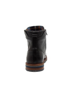 WOODLAND WR BLACK LEATHER