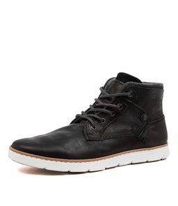 NAPIER WR BLACK LEATHER