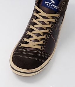 CRESWICK WR DARK BROWN LEATHER