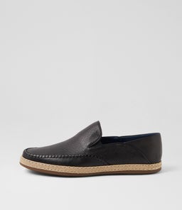 CATCH WR BLACK LEATHER