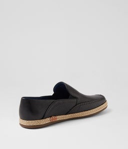CATCH WR BLACK LEATHER