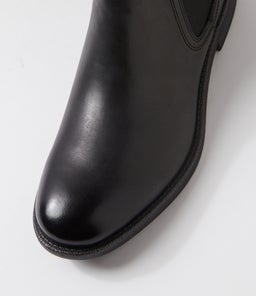 SERGIO WS BLACK TUMBLED LEATHER