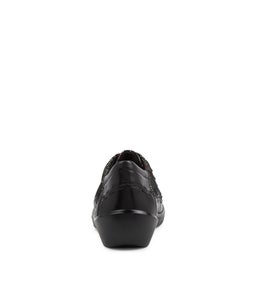 ALLSORTS W ZR BLACK BLACK&RED CHECK LEATHER