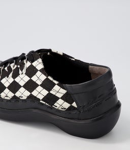 ALLSORTS XW ZR BLACK BLACK&WHITE DIAMOND LEATHER PONY
