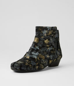 CAMRYN XW ZR BLACK METAL SUEDE