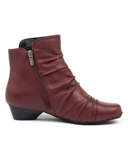 CAMRYN XW ZR DK RED LEATHER