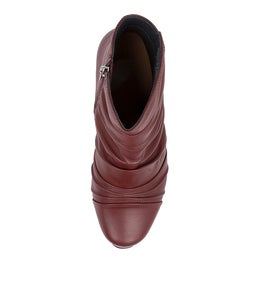 CAMRYN XW ZR DK RED LEATHER