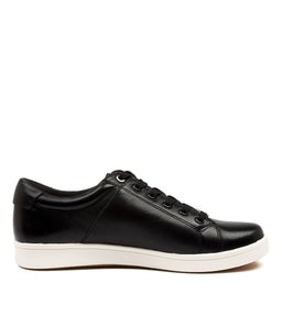 DELILAH XF ZR BLACK WHITE SOLE LEATHER