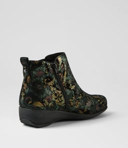 SHANGHAI XF ZR BLACK&FOREST FLOWER LEATHER