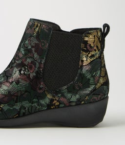 SHANGHAI XF ZR BLACK&FOREST FLOWER LEATHER