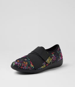 URBAN FF ZR BLACK FLORAL PRINT NEOPRENE