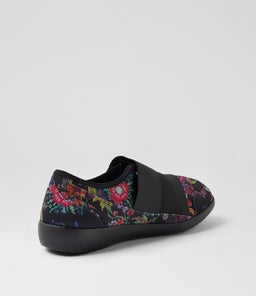 URBAN FF ZR BLACK FLORAL PRINT NEOPRENE