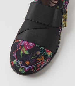 URBAN FF ZR BLACK FLORAL PRINT NEOPRENE
