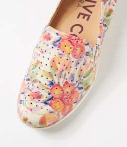 LIANA W ZR ORANGE FLORAL LEATHER