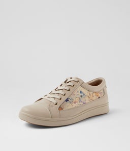 DANNI XF ZR ALMOND GOLD VINTAGE FLORAL LEATHER