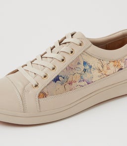 DANNI XF ZR ALMOND GOLD VINTAGE FLORAL LEATHER