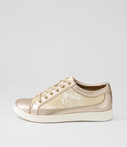 DANNI XF ZR CHAMPAGNE SMUDGE METAL LEATHER