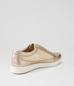 DANNI XF ZR CHAMPAGNE SMUDGE METAL LEATHER