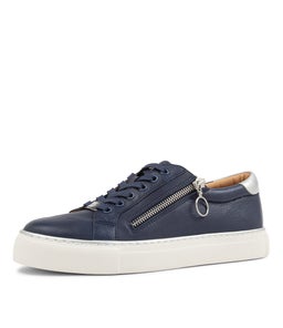 PAMELA XF ZR NAVY SILVER LEATHER