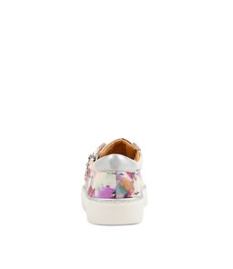 PAMELA XF ZR PANSY PRINT SILVER LEATHER