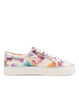 PAMELA XF ZR PANSY PRINT SILVER LEATHER