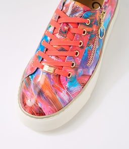 PAMELA XF ZR BRIGHT MULTI PRINT PATENT LEATHER