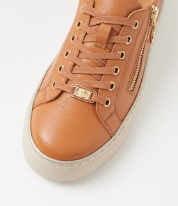 PAMELA XF ZR DK TAN LEATHER