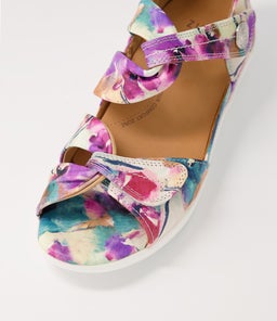 DOXIE W ZR PANSY PRINT LEATHER