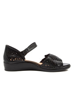 DUSTY W ZR BLACK LEATHER
