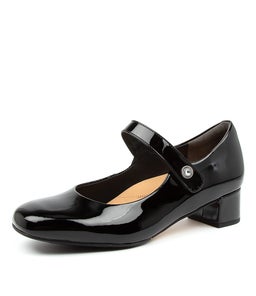 KITTY W ZR BLACK PATENT LEATHER