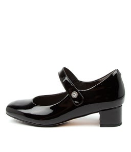 KITTY W ZR BLACK PATENT LEATHER