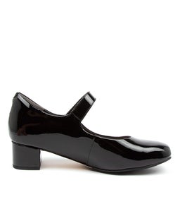 KITTY W ZR BLACK PATENT LEATHER