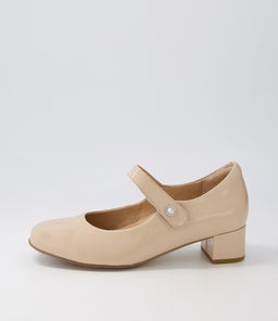 KITTY W ZR LATTE PATENT LEATHER