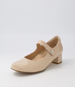 KITTY W ZR LATTE PATENT LEATHER