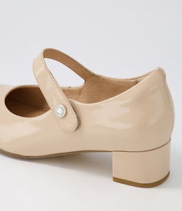 KITTY W ZR LATTE PATENT LEATHER
