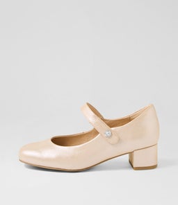 KITTY W ZR NUDE SHIMMER LEATHER