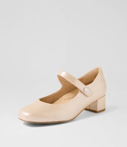 KITTY W ZR NUDE SHIMMER LEATHER