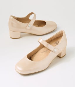 KITTY W ZR NUDE SHIMMER LEATHER