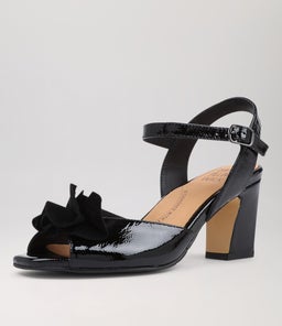 ANTONIA W ZR BLACK PATENT SUEDE