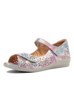 DAFFODIL W ZR MISTY FLORAL LEATHER